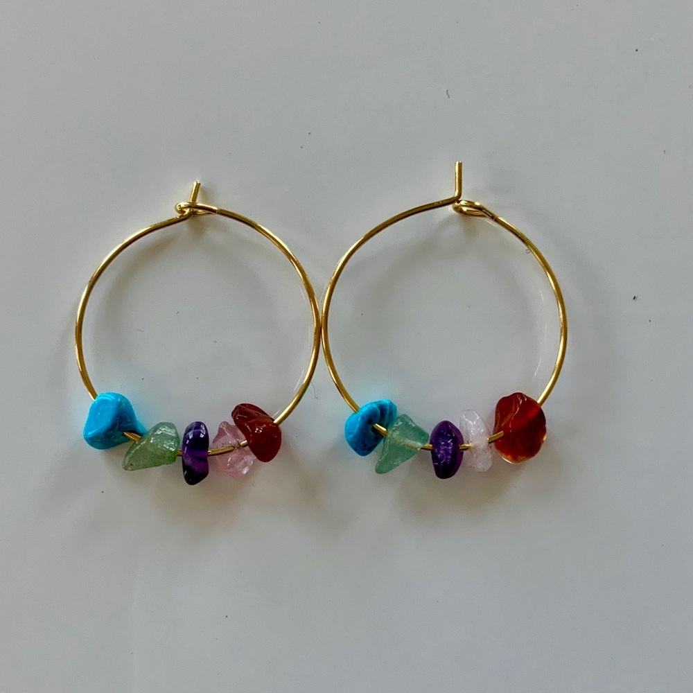 Pisces Crystal Boho Earrings